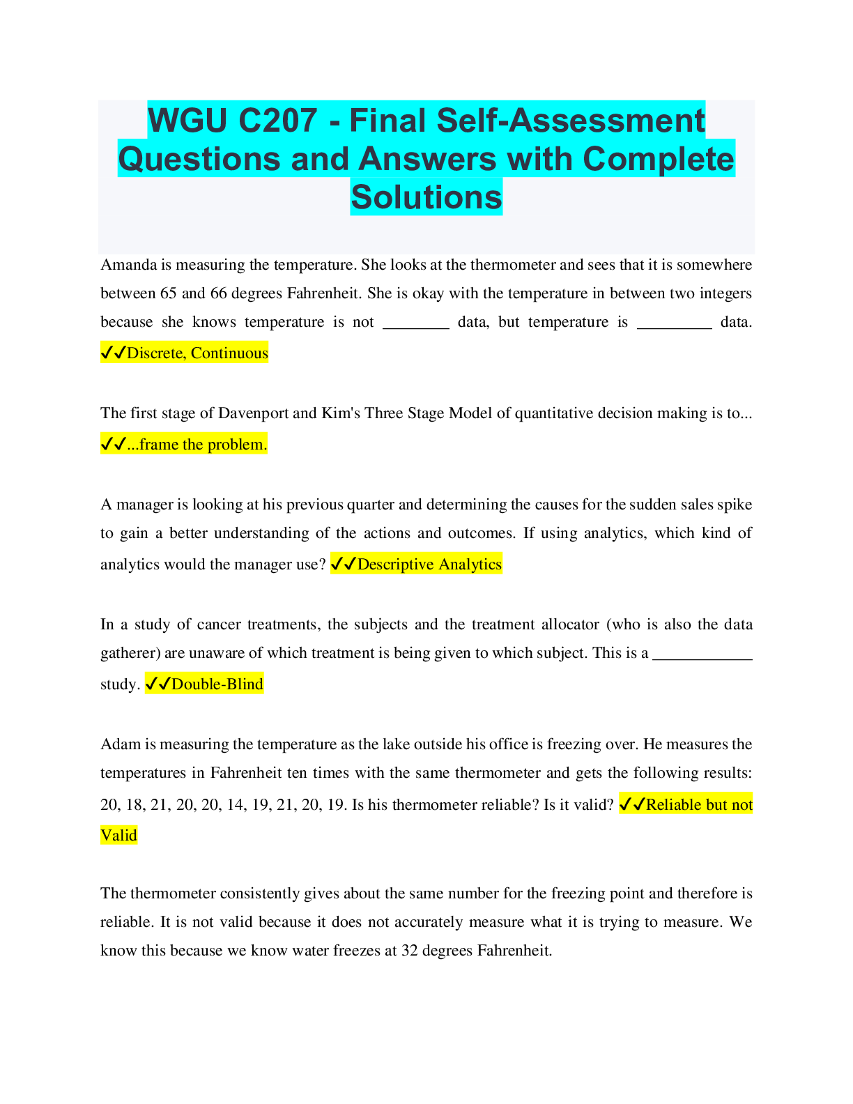 wgu-c207-final-self-assessment-questions-and-answers-with-complete
